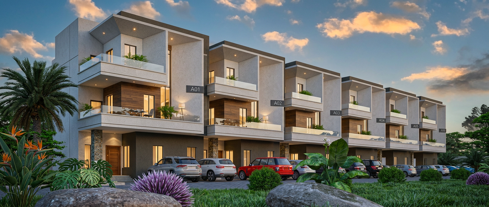 Four Bedroom Terrace Duplex with BQ and Lift at David Smart City