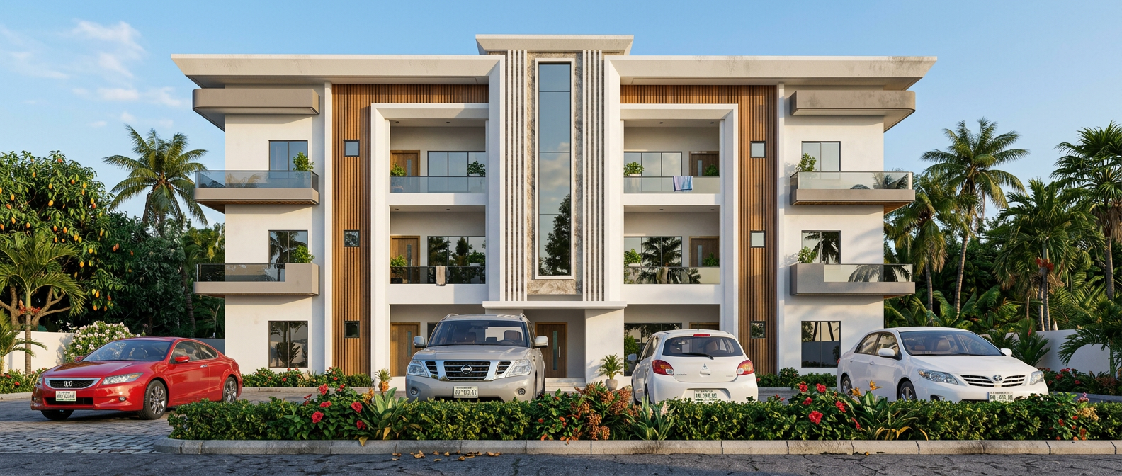 Two Bedroom Block of Flats with BQ at David Smart City