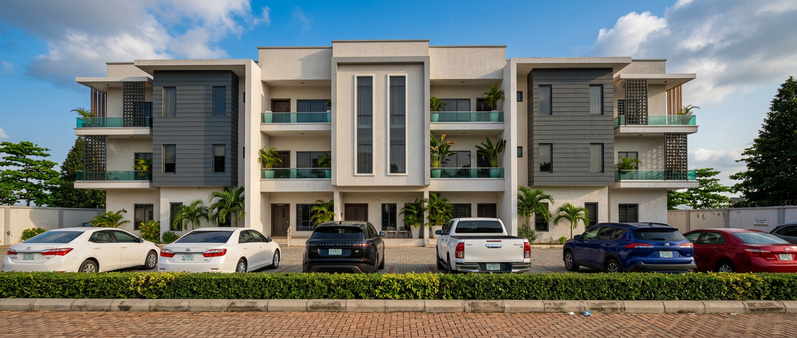 Three Bedroom Block of Flats with BQ at David Smart City